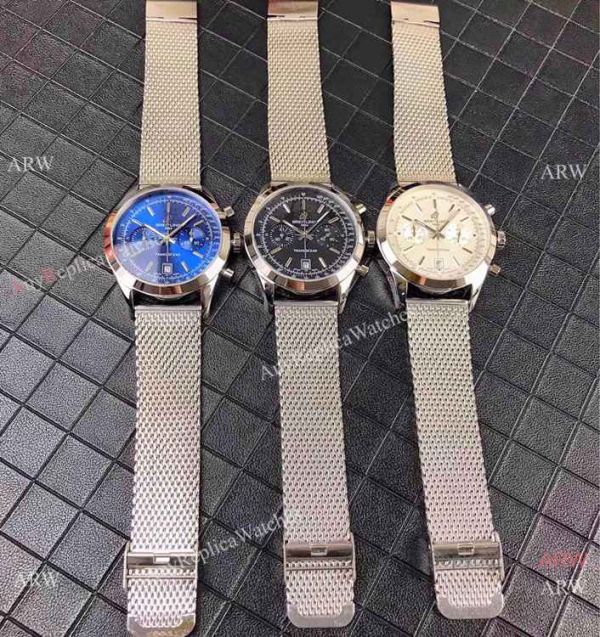 Clone Breitling Transocean Chronograph Watch Stainless Steel White Face 45mm Clone Breitling Transocean Chronograph Watch Stainless Steel White Face 45mm