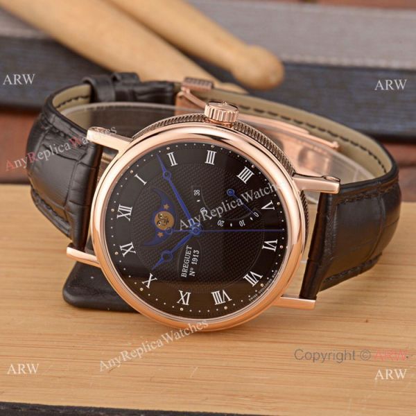 Breguet Classique Moon phase Replica Watch 2-Tone Rose Gold White Dial Breguet Classique Moon phase Replica Watch 2-Tone Rose Gold White Dial