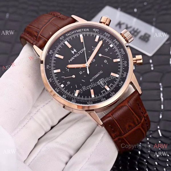 High Quality Copy Hamilton Grand Complications Men Watch SS Black Dial High Quality Copy Hamilton Grand Complications Men Watch SS Black Dial