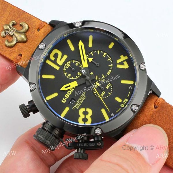 Buy Replica U-Boat Classico U-72 Blacksteel Men Watches 50mm Buy Replica U-Boat Classico U-72 Blacksteel Men Watches 50mm