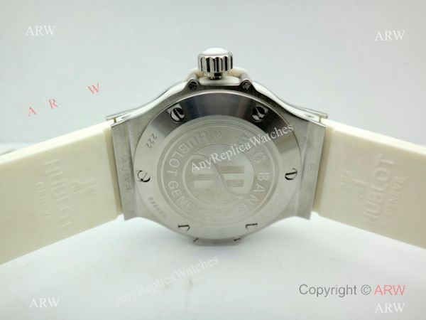 Hublot Big Bang Quartz Replica Watch SS White Dial 38mm Hublot Big Bang Quartz Replica Watch SS White Dial 38mm