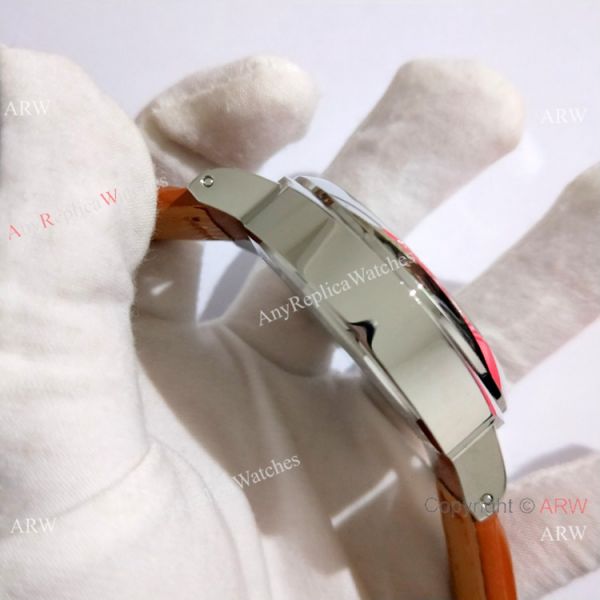 Copy Luminor Panerai White Dial Brown Leather Band Watch 44mm PAM00113 Copy Luminor Panerai White Dial Brown Leather Band Watch 44mm PAM00113