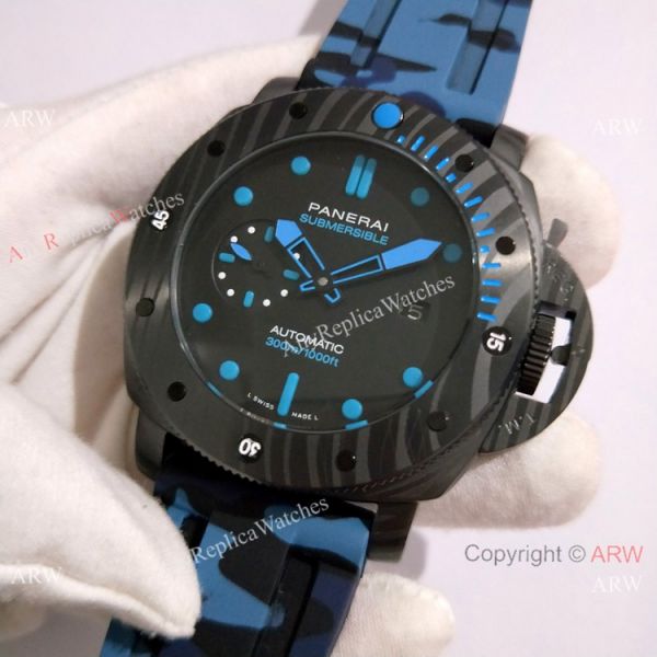 Copy Panerai Luminor Submersible Camouflage PAM 960 Watches Carbon Case Copy Panerai Luminor Submersible Camouflage PAM 960 Watches Carbon Case