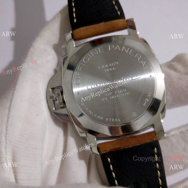 Replica Panerai PAM 904 Luminor DUE Watch SS Gray Face Green Marker Replica Panerai PAM 904 Luminor DUE Watch SS Gray Face Green Marker