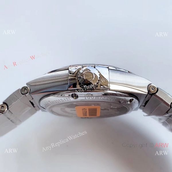 VSF Swiss Replica Omega Constellation Stainless Steel Black Diamond Watch VSF Swiss Replica Omega Constellation Stainless Steel Black Diamond Watch