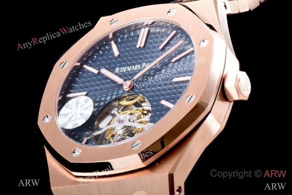 JF Replica Audemars Piguet Royal Oak 26510 Watch Rose Gold Blue Face 41mm JF Replica Audemars Piguet Royal Oak 26510 Watch Rose Gold Blue Face 41mm