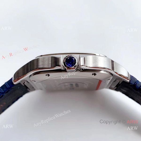 Hbbv6 Replica Cartier Santos Swiss 9015 Gradient Blue Dial Watch Hbbv6 Replica Cartier Santos Swiss 9015 Gradient Blue Dial Watch
