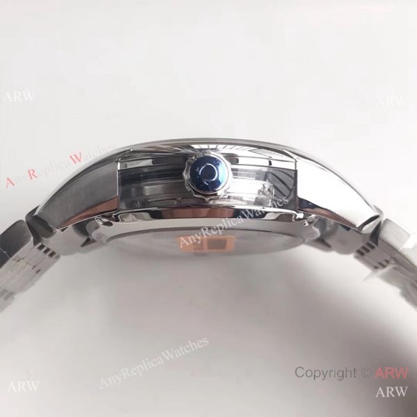 Swiss Grade Omega De Ville Hour Vision VSF 8500 Watch Stainless Steel Dark Blue Face Swiss Grade Omega De Ville Hour Vision VSF 8500 Watch Stainless Steel Dark Blue Face