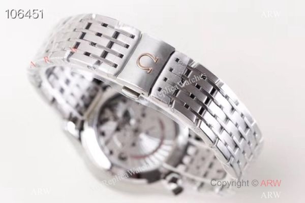 VSF Swiss Omega De Ville Co-Axial 41mm Watch Stainless steel White Roman Dial VSF Swiss Omega De Ville Co-Axial 41mm Watch Stainless steel White Roman Dial