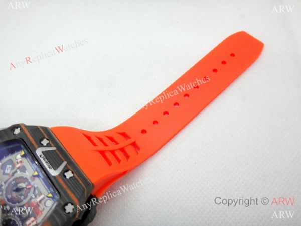 2019 Richard Mille Mclaren RM 11-03 Replica Watch Carbon Case Orange Strap 2019 Richard Mille Mclaren RM 11-03 Replica Watch Carbon Case Orange Strap