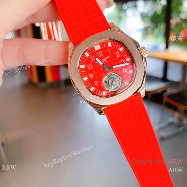 Copy Patek Philippe Tourbillon Black Rubber Strap Watches Women Size Copy Patek Philippe Tourbillon Black Rubber Strap Watches Women Size