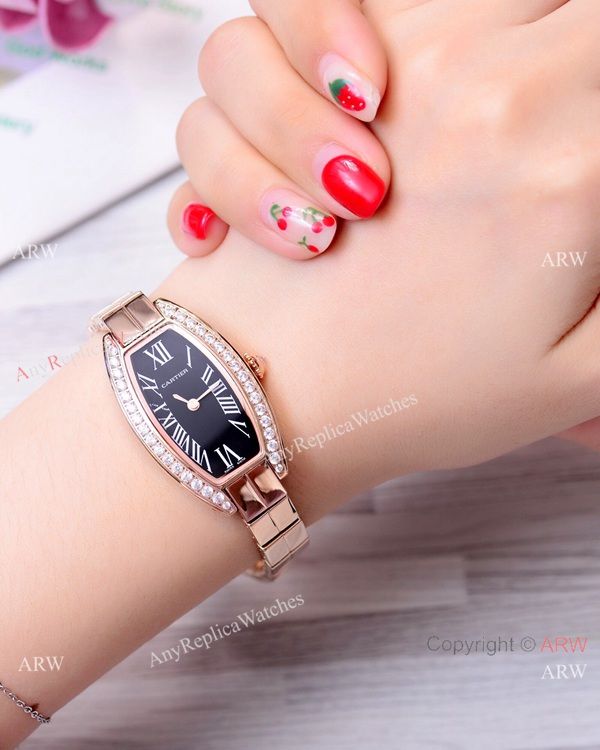 New Copy Cartier Mini Tonneau Stainless Steel White Dial 25mm Watches New Copy Cartier Mini Tonneau Stainless Steel White Dial 25mm Watches
