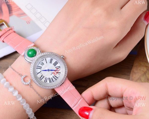 Higher Quality Cartier Ladies 35mm Watch Stainless Steel Diamond Higher Quality Cartier Ladies 35mm Watch Stainless Steel Diamond