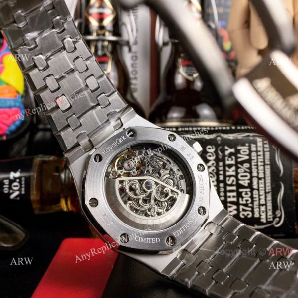 Fake AP Skeleton Royal Oak Stainless Steel 43mm Watch Fake AP Skeleton Royal Oak Stainless Steel 43mm Watch