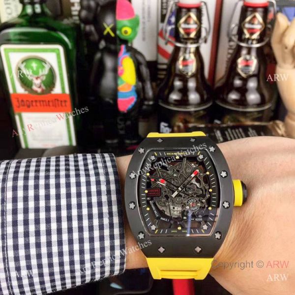 Richard Mille AAA Watches RM035 AMERICAS Red Rubber Strap Richard Mille AAA Watches RM035 AMERICAS Red Rubber Strap