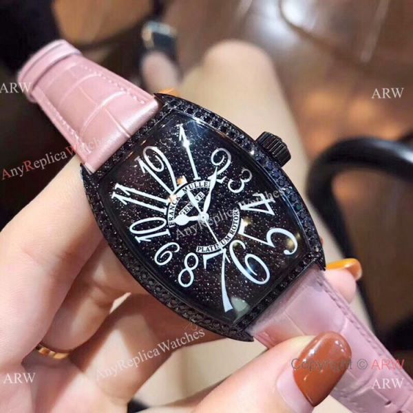 Franck Muller Platinum Rotor Black Diamond Men Watch Knock off Watches China Franck Muller Platinum Rotor Black Diamond Men Watch Knock off Watches China