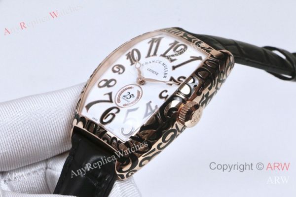 Copy Franck Muller Cintree Curvex 25th Anniversary Special Edition Watch Rose Gold Copy Franck Muller Cintree Curvex 25th Anniversary Special Edition Watch Rose Gold