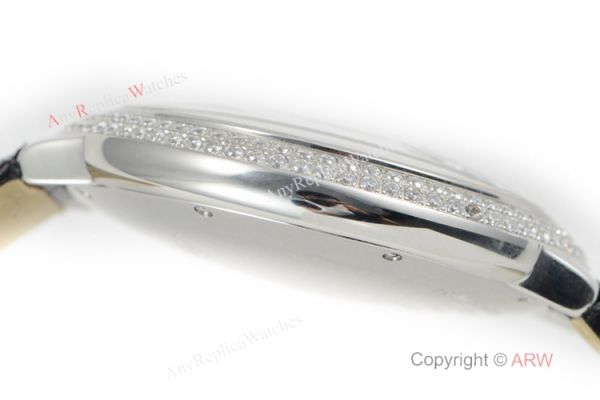 (CR) Ballon Bleu De Cartier Silver Dial Leather Strap 42mm Watch Swiss Grade 1 (CR) Ballon Bleu De Cartier Silver Dial Leather Strap 42mm Watch Swiss Grade 1