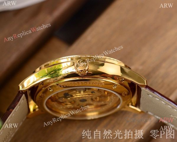 Copy Jaeger-LeCoultre Skeleton Watch Gold Case Diamond Bezel Copy Jaeger-LeCoultre Skeleton Watch Gold Case Diamond Bezel