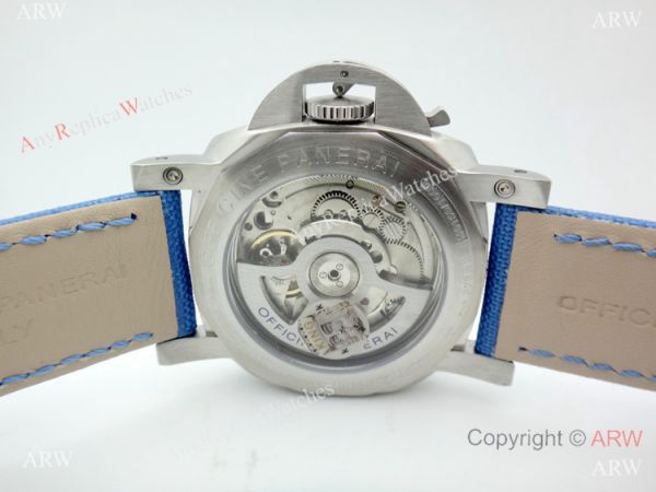 Copy Panerai Luminor Marina PAM 687 Automatic Watch SS Blue Leather Strap Copy Panerai Luminor Marina PAM 687 Automatic Watch SS Blue Leather Strap