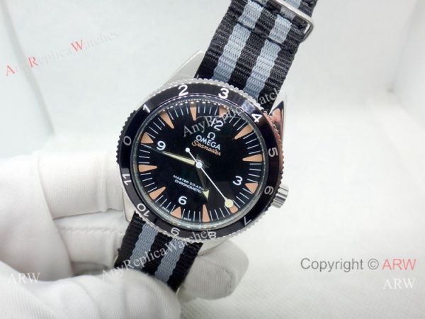 Omega Seamaster 300 Spectre Watch Replica Nato Strap Stainless Steel Case Omega Seamaster 300 Spectre Watch Replica Nato Strap Stainless Steel Case