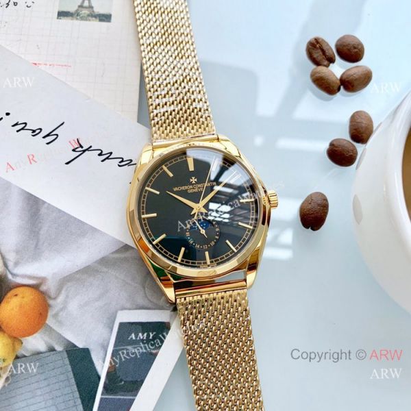 Vacheron Constantin Replika Watch Rose Gold Moonphase Vacheron Constantin Replika Watch Rose Gold Moonphase