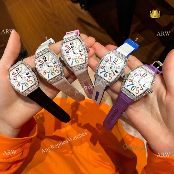 Swiss Quality Franck Muller Vanguard Replica Watch Stainless Steel Diamond 32mm Swiss Quality Franck Muller Vanguard Replica Watch Stainless Steel Diamond 32mm