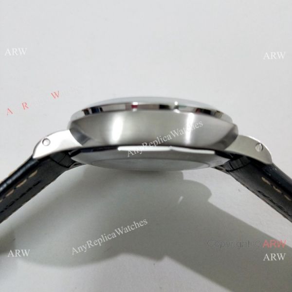 Officine Panerai Luminor GMT PAM320 Copy Watch SS Black Dial Officine Panerai Luminor GMT PAM320 Copy Watch SS Black Dial