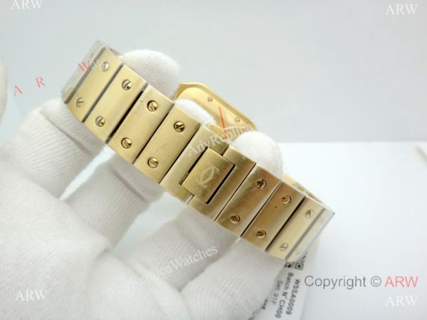 New Replica Cartier Santos de All Gold Watch 39mm or 35mm New Replica Cartier Santos de All Gold Watch 39mm or 35mm