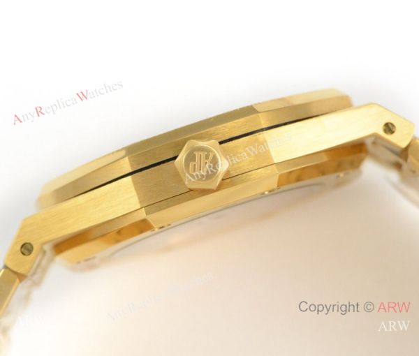 N9 Factory Audemars Piguet Royal Oak Frosted Gold Swiss 3120 Watch w-Diamond N9 Factory Audemars Piguet Royal Oak Frosted Gold Swiss 3120 Watch w-Diamond