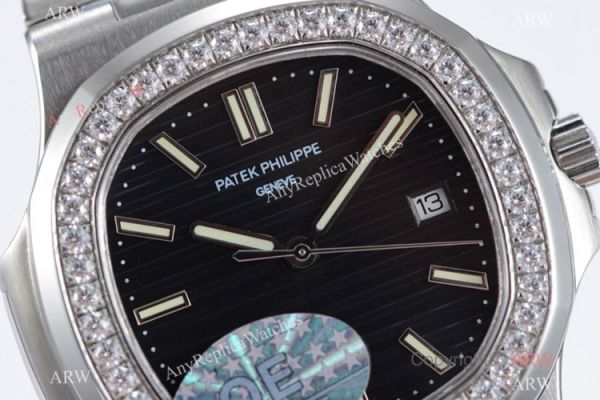 OE Factory Best Replica Patek Philippe 5711 G Nautilus SS Diamond Watches OE Factory Best Replica Patek Philippe 5711 G Nautilus SS Diamond Watches