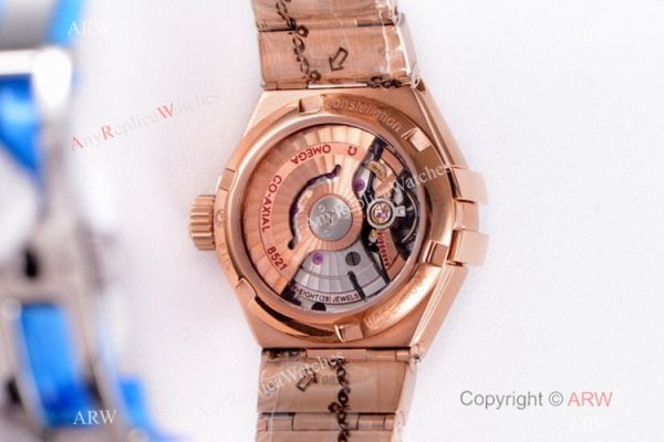 Swiss Copy Omega Constellation Rose Gold 27mm lady Watch 8521 Movement Swiss Copy Omega Constellation Rose Gold 27mm lady Watch 8521 Movement
