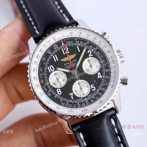 JF Factory Copy Breitling Navitimer 01 Automatic Chronograph Watch SS Blue Dial JF Factory Copy Breitling Navitimer 01 Automatic Chronograph Watch SS Blue Dial