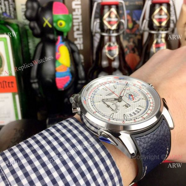New Copy Parmigiani Fleurier SS Blue Chronograph Dial Watches 45mm New Copy Parmigiani Fleurier SS Blue Chronograph Dial Watches 45mm