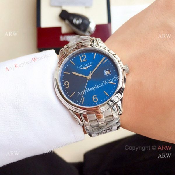 New Replica Longines Flagship 2-Tone Silver Dial Watches 40mm New Replica Longines Flagship 2-Tone Silver Dial Watches 40mm