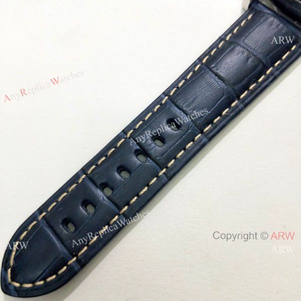 High Quality Panerai Luminor GMT PAM00320 Watch Blue Dial Blue Leather Strap High Quality Panerai Luminor GMT PAM00320 Watch Blue Dial Blue Leather Strap