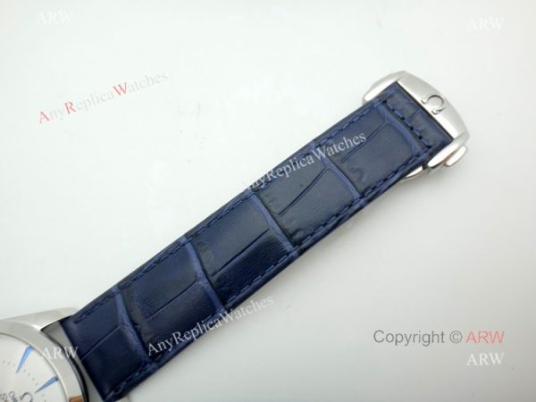 Low Price Omega Seamaster Automatic Watch Blue Leather Strap Low Price Omega Seamaster Automatic Watch Blue Leather Strap