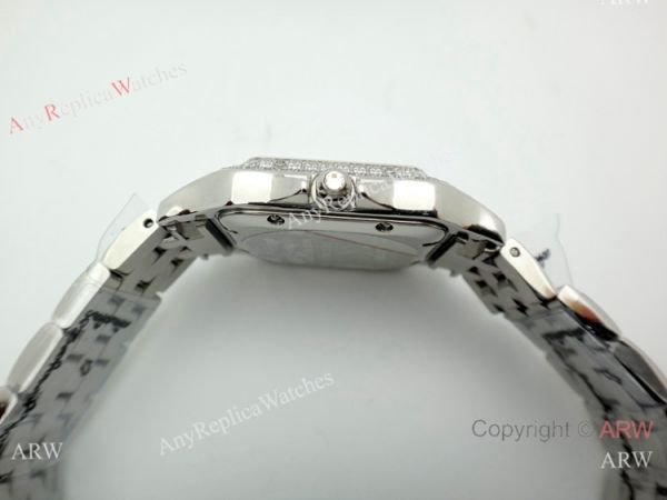 Clone Cartier Panthere de Stainless Steel Diamond Watch Quartz 27mm Clone Cartier Panthere de Stainless Steel Diamond Watch Quartz 27mm