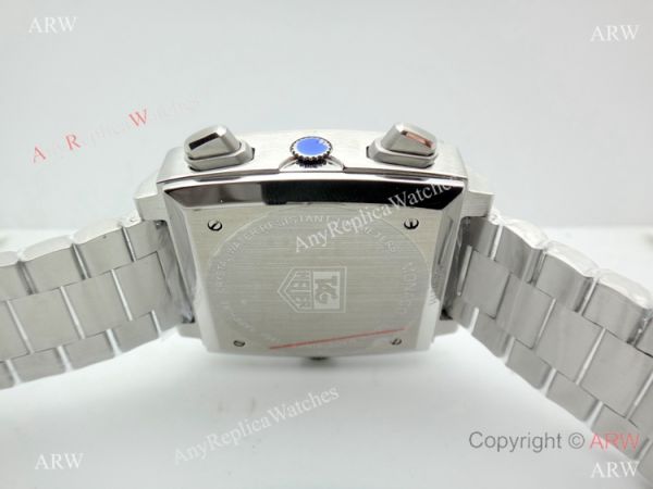 Tag Heuer Monaco Quartz Calibre 12 Replica Watch Stainless Steel Blue Red Dial Tag Heuer Monaco Quartz Calibre 12 Replica Watch Stainless Steel Blue Red Dial