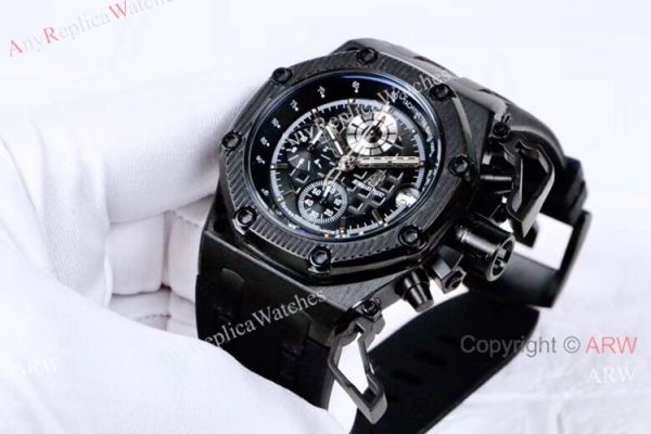 All Black Audemar Piguet Survivor Royal Oak Offshore Watches All Black Audemar Piguet Survivor Royal Oak Offshore Watches
