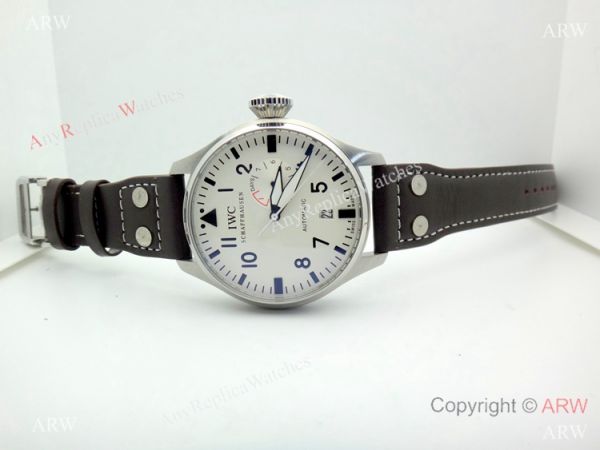 Copy IWC Big Pilot Le Petit Prince SS White Dial Watch with Power Reserve Copy IWC Big Pilot Le Petit Prince SS White Dial Watch with Power Reserve