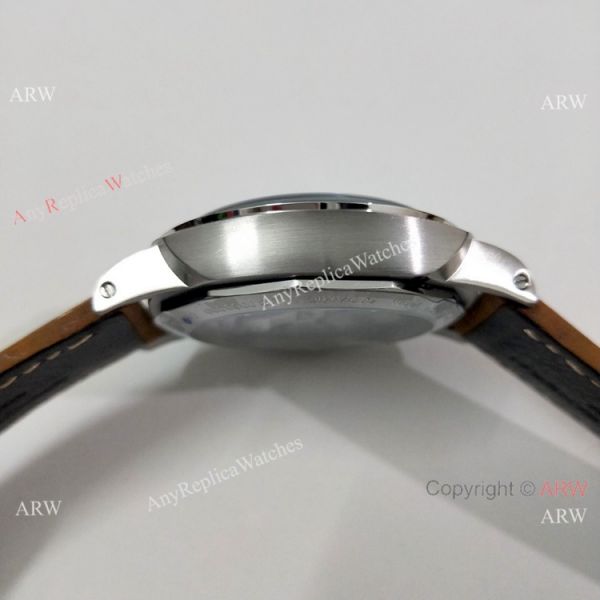 Copy Panerai Luminor PAM00127 Watch Black Dial Brown Leather Band Copy Panerai Luminor PAM00127 Watch Black Dial Brown Leather Band