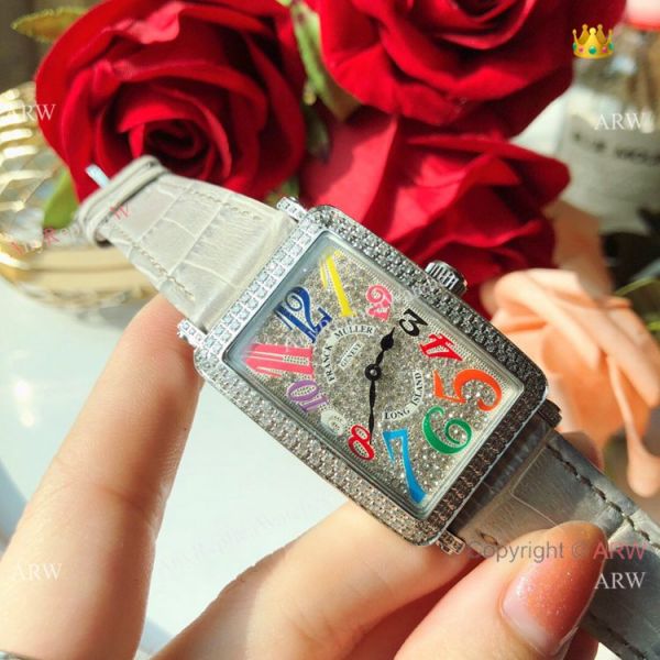 Replica Franck Muller Long Island Color Dreams Watch Diamond Case Replica Franck Muller Long Island Color Dreams Watch Diamond Case
