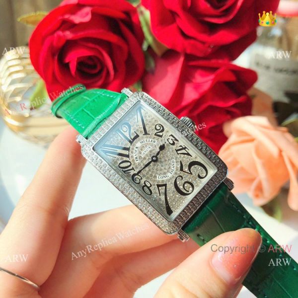 New Copy Franck Muller Long Island Ss Iced Out Diamond Watch 26mm New Copy Franck Muller Long Island Ss Iced Out Diamond Watch 26mm