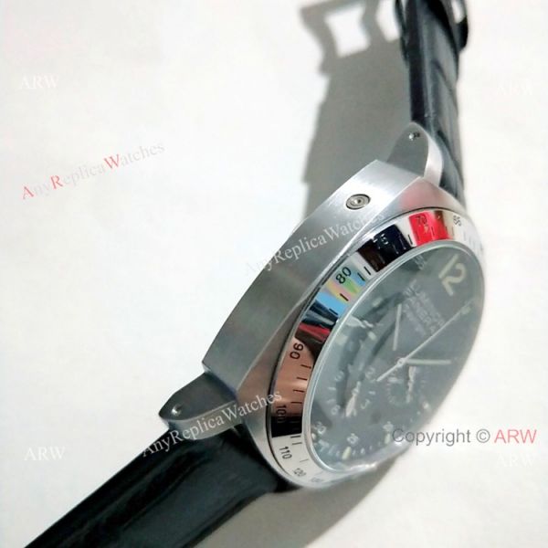 Panerai Luminor Daylight Automatic Watch SS Black Dial Panerai Luminor Daylight Automatic Watch SS Black Dial