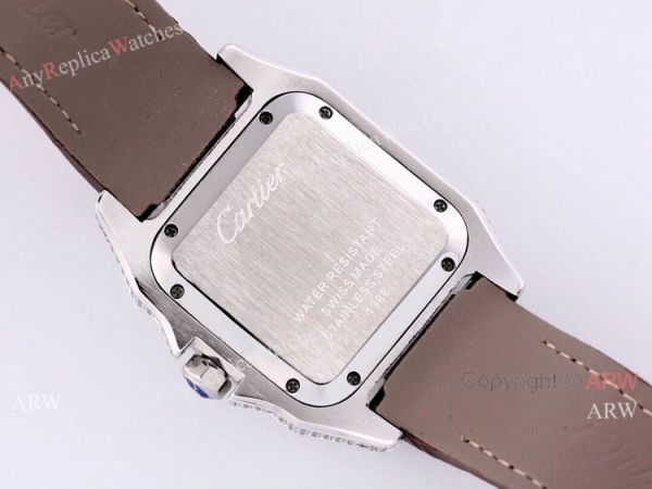 Buy Replica Cartier Santos Diamond Automatic Wrist SS Chocolate Dial Buy Replica Cartier Santos Diamond Automatic Wrist SS Chocolate Dial