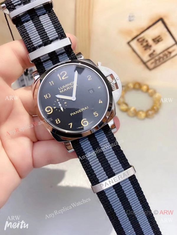 Best Replica Panerai Luminor Marina Black Dial Nato Strap Mens Watch Best Replica Panerai Luminor Marina Black Dial Nato Strap Mens Watch