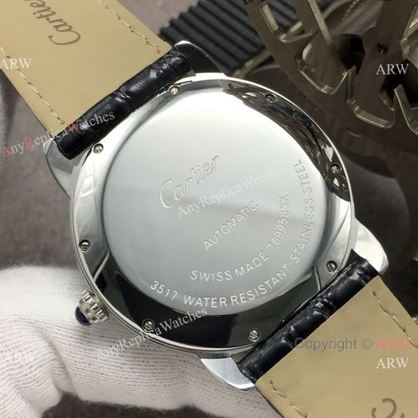 (GB) Swiss Grade Copy Cartier Ronde Solo Men Watch SS Diamond (GB) Swiss Grade Copy Cartier Ronde Solo Men Watch SS Diamond