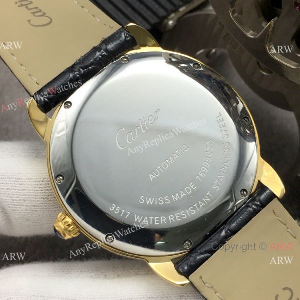 (GB)Swiss Replica Cartier Ronde Solo De Watch Gold Case Diamond Bezel (GB)Swiss Replica Cartier Ronde Solo De Watch Gold Case Diamond Bezel