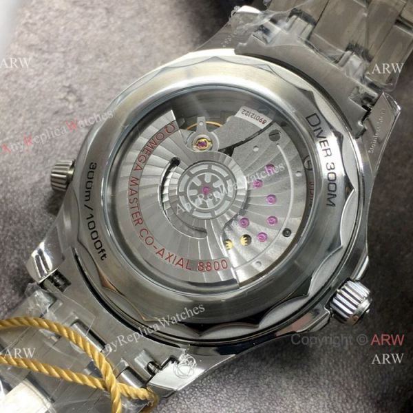 GB Factory Omega Diver 300M James Bond Replica Watch Stainless Steel White Dial Omega 8800 Movement GB Factory Omega Diver 300M James Bond Replica Watch Stainless Steel White Dial Omega 8800 Movement